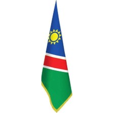 Asilmeydan Namibian Bayrağı - Ofis-Makam-Toplantı Odaları - Saçaklı Makam Bayrağı