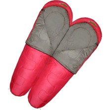 Özbience Iki Adet Haki Renkli Mumya Tipi Uyku Tulumu, 0°c, Birleştirilebilir Set