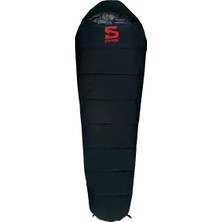 Özbience Sıcak ve Konforlu Uyku Tulumu, Extreme 30°c, Siyah Renk, Dayanıklı Tasarım