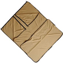 Özbience Çift Kişilik Polar Kamp Uyku Tulumu ve Battaniye Seti, Ykk Fermuarlı