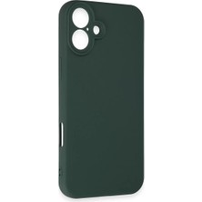 LTG Nova Iphone 16 Kılıf First Silikon - Koyu Yeşil