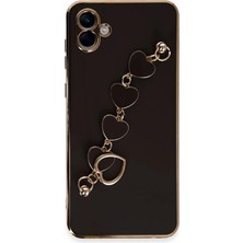 Newface Muratech New  Galaxy A04 Kılıf Esila Silikon - Siyah