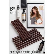 Pileli Store Pilelistore  Nano Keratin Kaynak Çubukları 12 Adet Kahve Absolute 720352