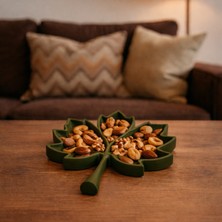 Modela Akçaağaç Yaprağı Dekoratif Kase | Doğal Tasarım Sunum & Organizer (Pla+ 3D Baskı)