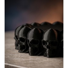 Yasuah Skullguard Siyah Bardak Altlığı