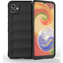 Newface Muratech New  Galaxy A04E Kılıf Optimum Silikon - Siyah