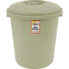 PremiumPort Pratik 35 Lt Plastik Minyon Çöp Kovası, Şık ve Kullanışlı Tasarım