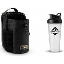 Özbience Manyetik Siyah Spor Çantası ve 700 ml Protein Shaker Seti