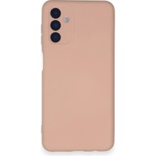 Newface Muratech New  Galaxy A14 4g Kılıf Nano Içi Kadife Silikon - Pudra