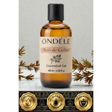 Ondéle Bois De Cèdre 100ML %100 Saf Uçucu Yağ | Difüzör ve Aromaterapi Esansiyel Yağı