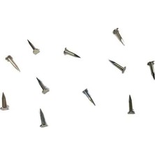 Kesgin Market® Klips, Menteşe, Ayağı Çivisi 7mm Çelik - Nikel 10GR Teknokesgin