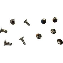 Kesgin Market® Rivet Perçin - 7mm, Nikel, 1000 Adet Teknokesgin