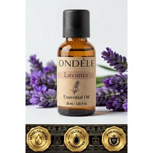 Ondéle Lavanta 30ML %100 Saf Uçucu Yağ | Difüzör ve Aromaterapi Esansiyel Yağı