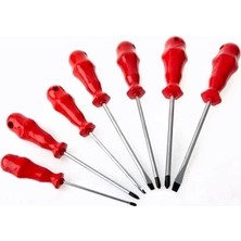 Kesgin Market® Mıknatıslı Düz Yıldız Tornavida Seti - 7 Parça Teknokesgin