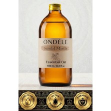 Ondéle Sandal Mistik 1000ML %100 Saf Uçucu Yağ | Difüzör ve Aromaterapi Esansiyel Yağı