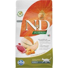 N&d Pumpkin Tahılsız Ördek Etli Bal Kabaklı ve Kavunlu Yetişkin Kedi Maması 1,5 kg