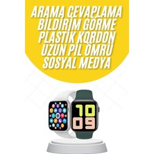 TeknoKesgin Kesgin Market® Akıllı Saat Uyku ve Sağlık Takibi Arama Cevaplama 44 mm Amoled Ekran Teknokesgi