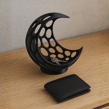 Modela Yarım Ay Voronoi Dekoratif Kase & Anahtarlık | Modern Organizer (Pla+ 3D Baskı)