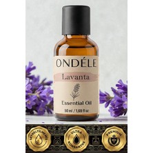 Ondéle Lavanta 50ML %100 Saf Uçucu Yağ | Difüzör ve Aromaterapi Esansiyel Yağı