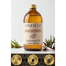 Ondéle Bois De Cèdre 500ML %100 Saf Uçucu Yağ | Difüzör ve Aromaterapi Esansiyel Yağı