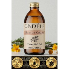 Ondéle Bois De Cèdre 250ML %100 Saf Uçucu Yağ | Difüzör ve Aromaterapi Esansiyel Yağı