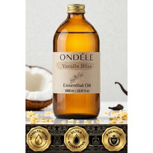 Ondéle Vanilla Bliss 1000ML %100 Saf Uçucu Yağ | Difüzör ve Aromaterapi Esansiyel Yağı