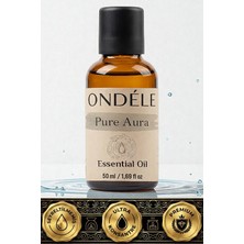 Ondéle Pure Aura 50ML %100 Saf Uçucu Yağ | Difüzör ve Aromaterapi Esansiyel Yağı