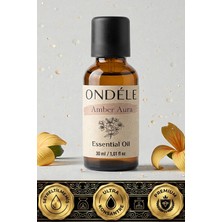 Ondéle Amber Aura 30ML %100 Saf Uçucu Yağ | Difüzör ve Aromaterapi Esansiyel Yağı