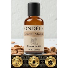 Ondéle Sandal Mistik 50ML %100 Saf Uçucu Yağ | Difüzör ve Aromaterapi Esansiyel Yağı