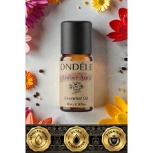Ondéle Amber Aura 10ML %100 Saf Uçucu Yağ | Difüzör ve Aromaterapi Esansiyel Yağı
