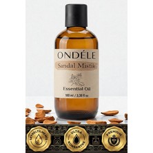 Ondéle Sandal Mistik 100ML %100 Saf Uçucu Yağ | Difüzör ve Aromaterapi Esansiyel Yağı