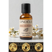 Ondéle Bois De Cèdre 30ML %100 Saf Uçucu Yağ | Difüzör ve Aromaterapi Esansiyel Yağı