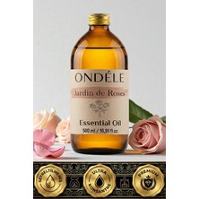 Ondéle Jardin De Roses 500ML %100 Saf Uçucu Yağ | Difüzör ve Aromaterapi Esansiyel Yağı