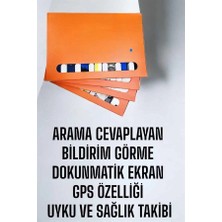 TeknoKesgin Kesgin Market® Akıllı Saat 7 Kordonlu Bildirim Görebilen Metal Kordon Gps Özelliği Teknokesgi