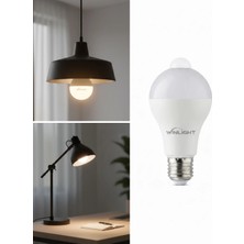 Kesgin Market® Sensörlü LED Lamba Otomatik Algılama Enerji Tasarruflu Aydınlatma Teknokesgin