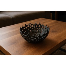 Modela Venom Tarzı Organik Dekoratif Kase | Modern Gotik Tasarım Anahtarlık & Masa Üstü Organizer (Pla+)