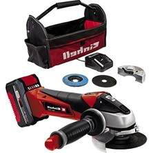 MarkEntegra Einhell Te-Ag 18/115 Li Kit (1x4,0 Ah), Akülü Avuç Taşlama