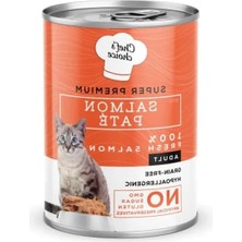 MarkEntegra Yetişkin Kediler Için, Tahılsız, Hipoalerjenik, Somon Balıklı Ezme, 400 G x 12 Adet