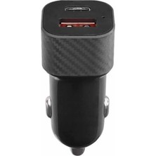 TeknoKesgin Kesgin Market® Araç Içi Hızlı Şarj Soketi 38W Oto Çakmaklık Type-C Araba Çakmaklık Tekno