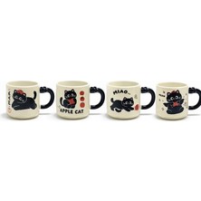 Kesgin Market® Özel Tasarım 3D Kedi Figürlü Kupa Bardak ALK5032 Teknokesgin