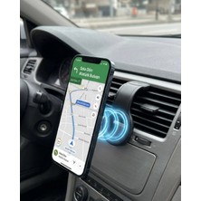 TeknoKesgin Kesgin Market® Araç Içi Manyetik Telefon Tutucu Alüminyum Gövdeli Navigasyon Standı Teknokes