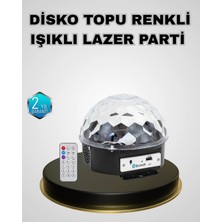 TeknoKesgin Kesgin Market® Bluetooth Hoparlörlü LED Disko Işığı Müzik Ritim Duyarlı ve Taşınabilir T