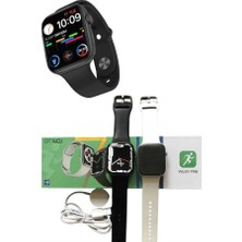 TeknoKesgin Kesgin Market® Akıllı Saat Wireless Şarj Yüksek Çözünürlüklü Müzik Dinleme Sesli Cevapl