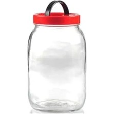 MarkEntegra 2 Litre Kapasiteli Cam Saklama Kavanozu, Turşu ve Bakliyat Için