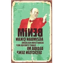 MarkEntegra Retro Vintage Duvar Posteri - Klasik Tasarım