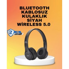 TeknoKesgin Kesgin Market® Mikrofonlu Kablosuz Kulaklık | Uzun Pil Ömrü ve Stereo Ses Performansı Teknokes