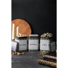 MarkEntegra Kare Metal Saklama Kabı Seti, 87X87X125 Cm, 3 Lü Pratik Çözüm