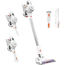 MarkEntegra Kablosuz Dikey Süpürge, 30000PA Güç, Beyaz Renk