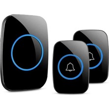 MarkEntegra Kablosuz Kapı Zili, 2 Butonlu, 300 Metre Mesafe