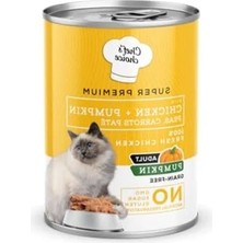 MarkEntegra 400 G x 12 Adet Tavuk ve Balkabağı Ezmeli Kedi Yaş Maması